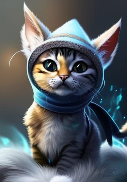 Fantasy Cat Character