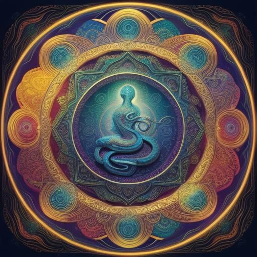Mystical Serpent: Surreal Kundalini Meditation