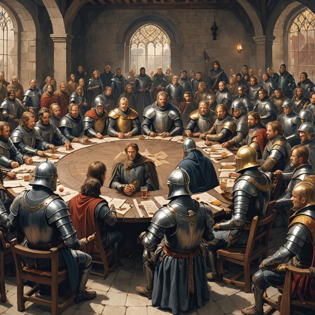 King Arthur and Knights of the Round Table
