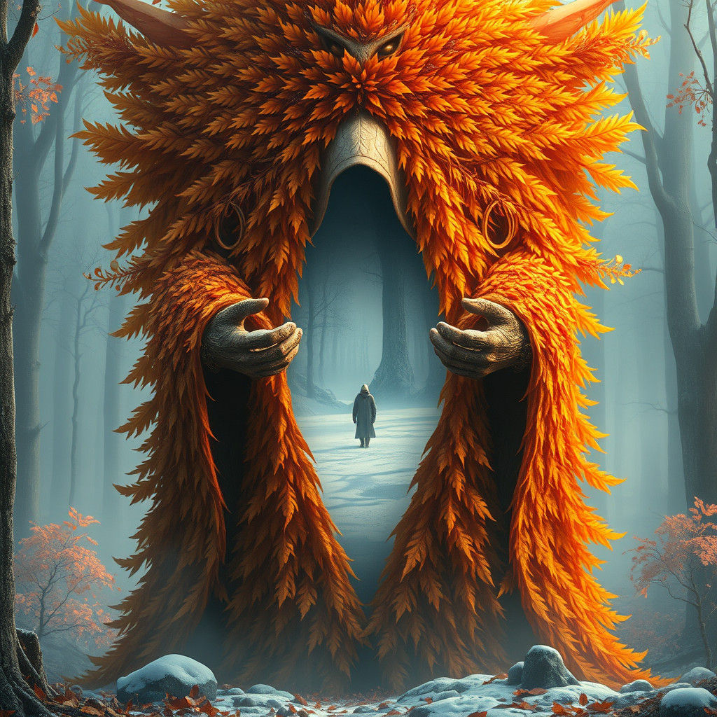 Surreal Autumn God Reveals Winter Landscape