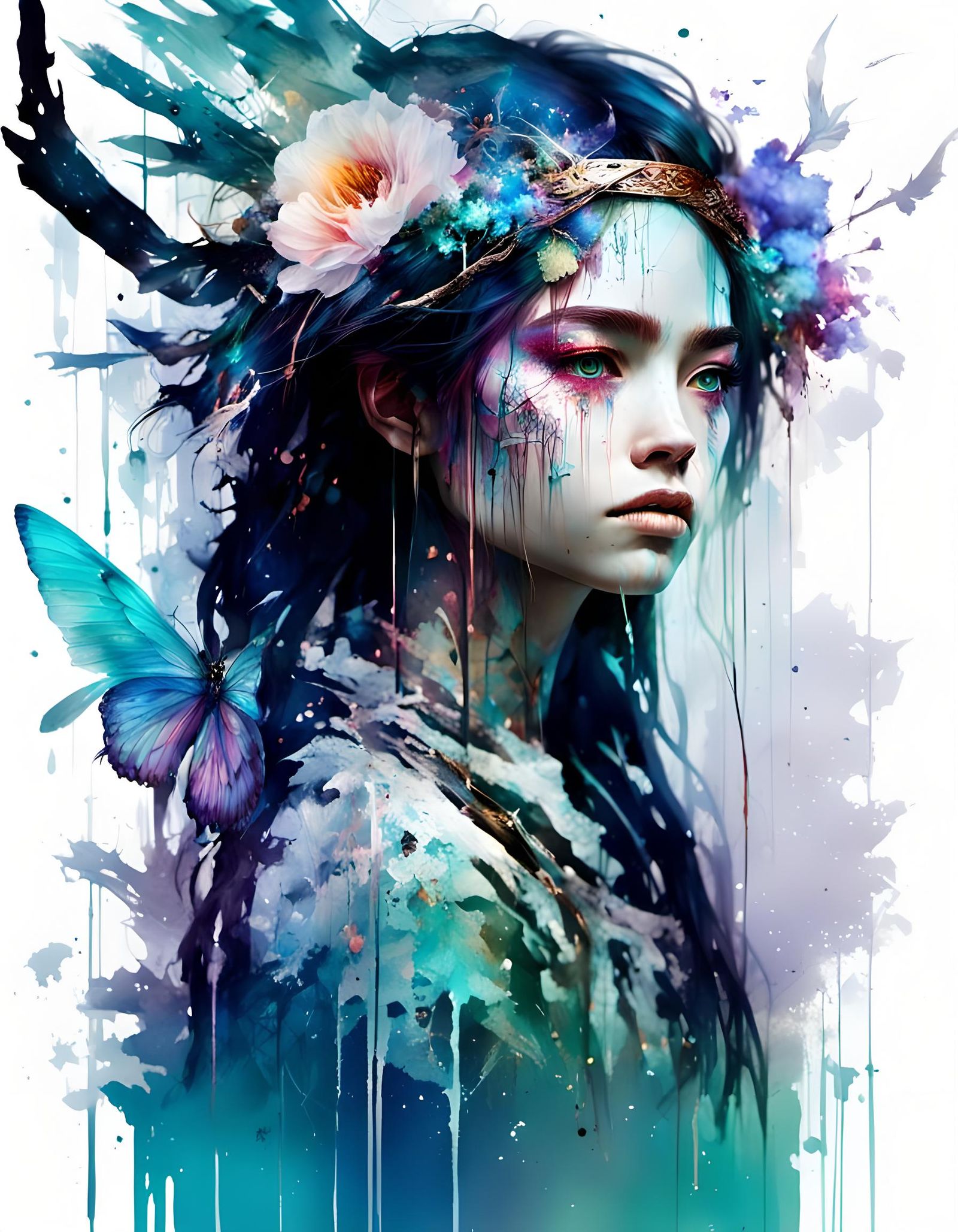 Fantasy Mythical Creature in Pastel Colors