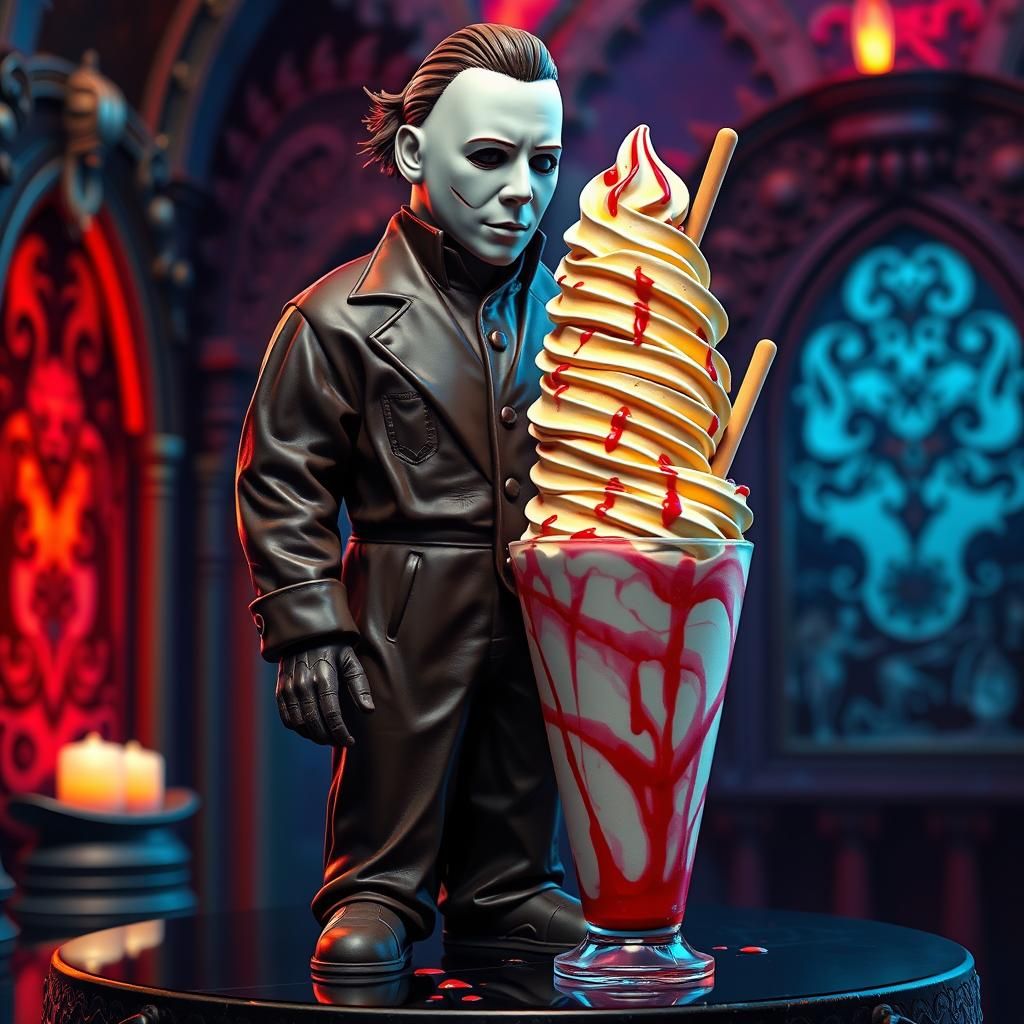 Michael Myers Creamsicle icecream
