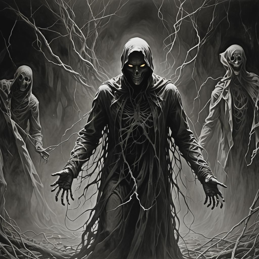 Nightmarish Reality: A Dark Fantasy Concept Art