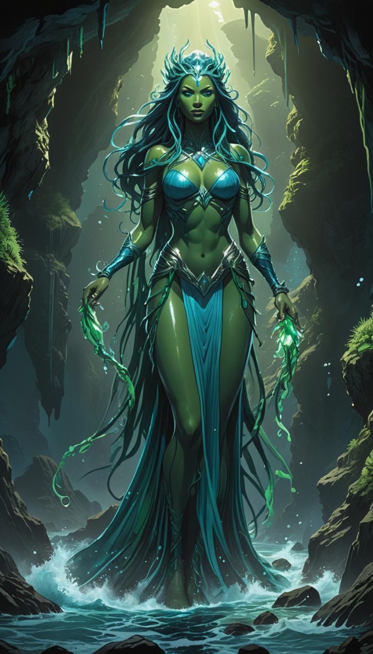 Thalora, Goddess of the Abyss - Oceanic Tempest