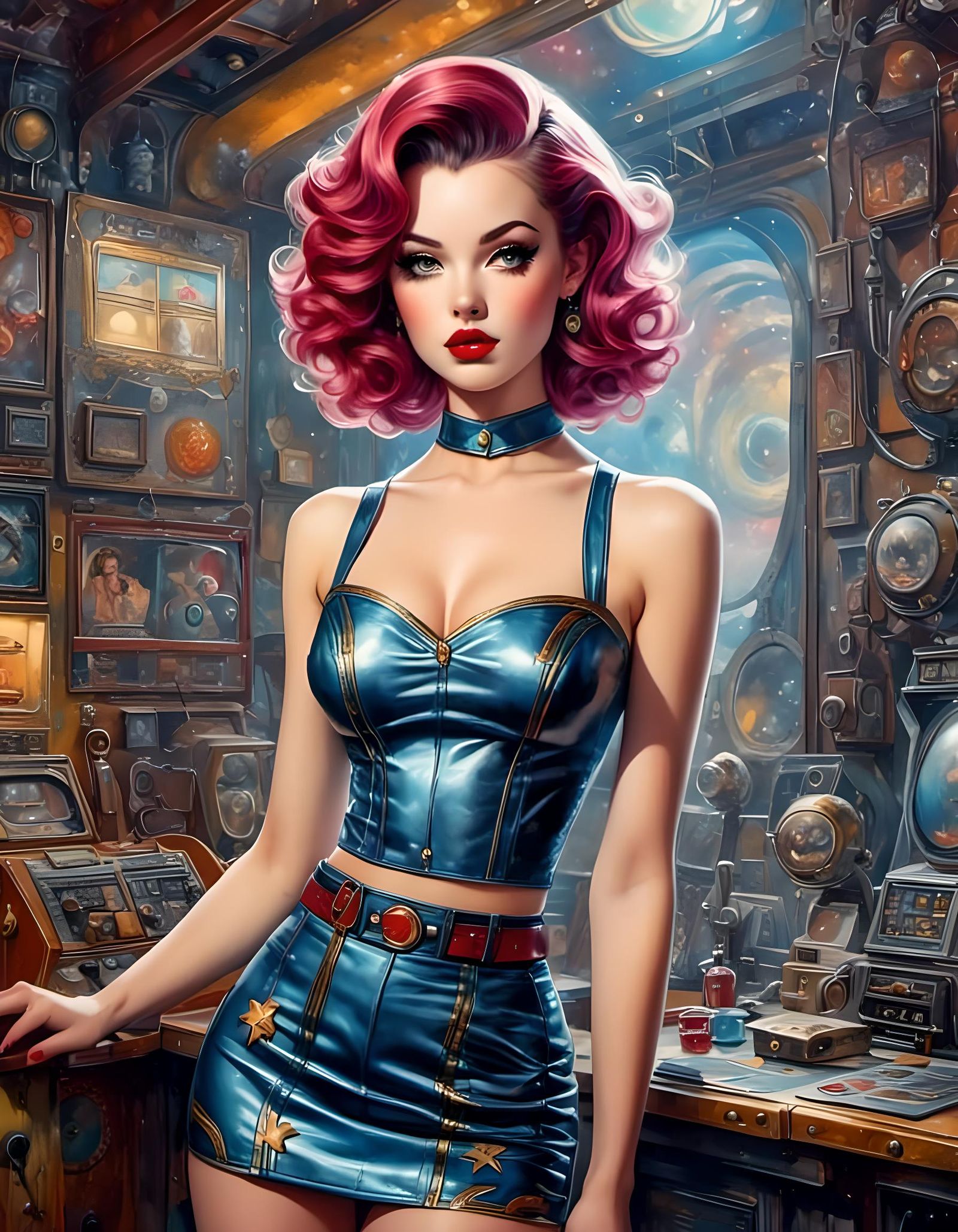 What’s a girl like me doing in a space station like this?