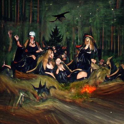 Witches' Sabbath in Dark Forest
