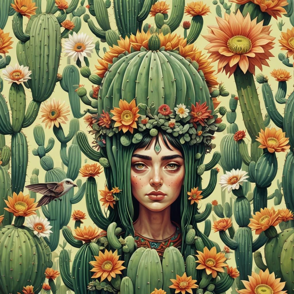 Talking Cactus and Surreal Creatures in Peca Art