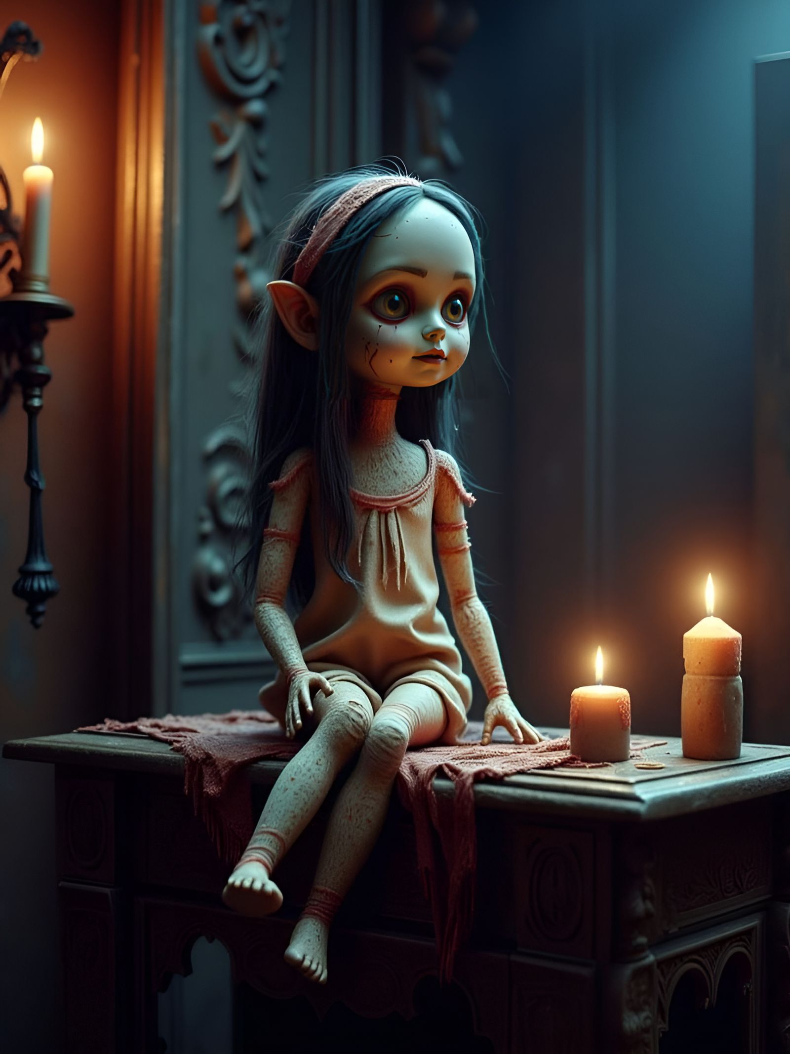 Little lost doll . . .