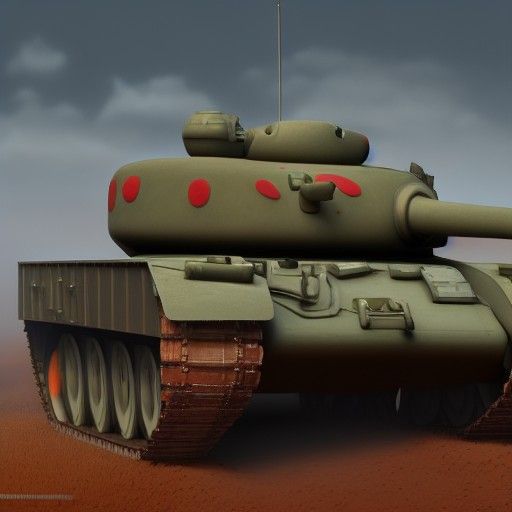 Tank Reimagined as Pixar-Style 3D Digital Art