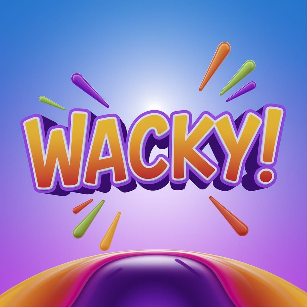 Wacky! in Bold Font: Amazingly Realistic