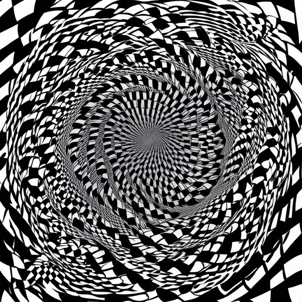 Intriguing Tight Spiral Optical Illusion