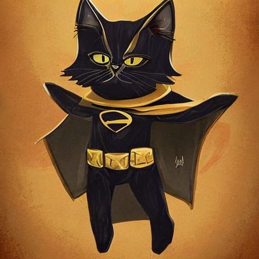 AI Generated Image of Catman Character