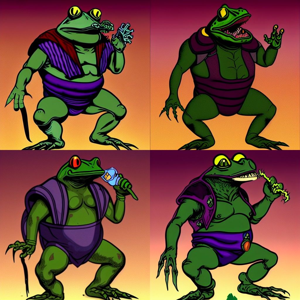 Humorous Image of Battletoad Pregnancy Scare