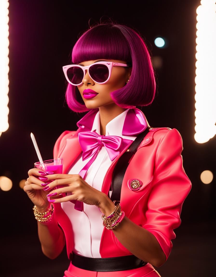 Barbiecore Aesthetic in Magenta and Fuchsia