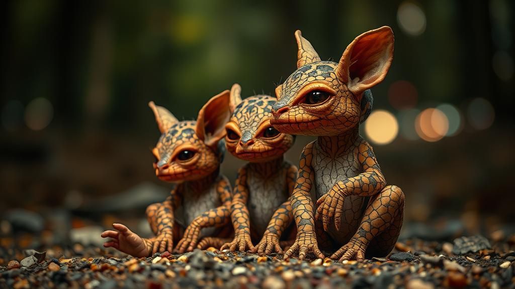 Deconstructed Misanthrope in Deepdream Wildlife Photography