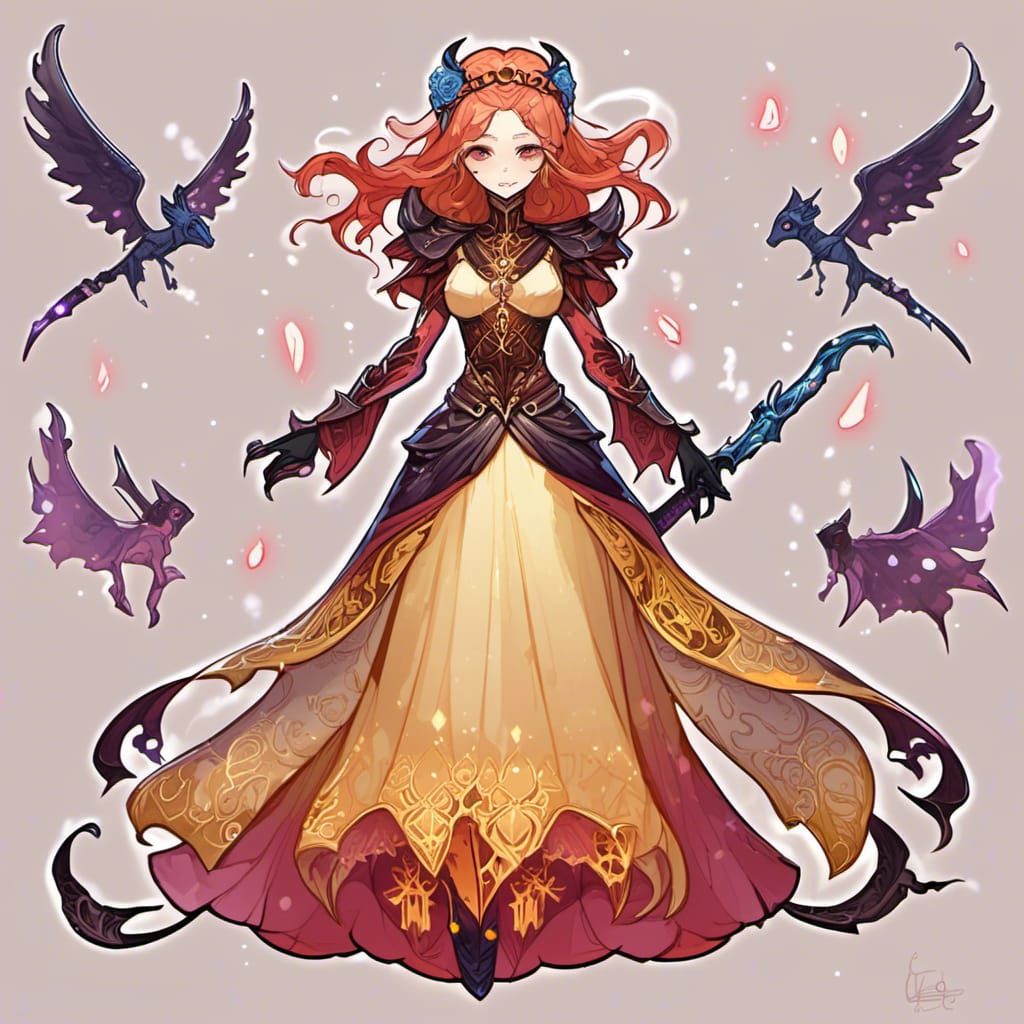 Eerie Cartoon Zombies in Dark Fantasy Style