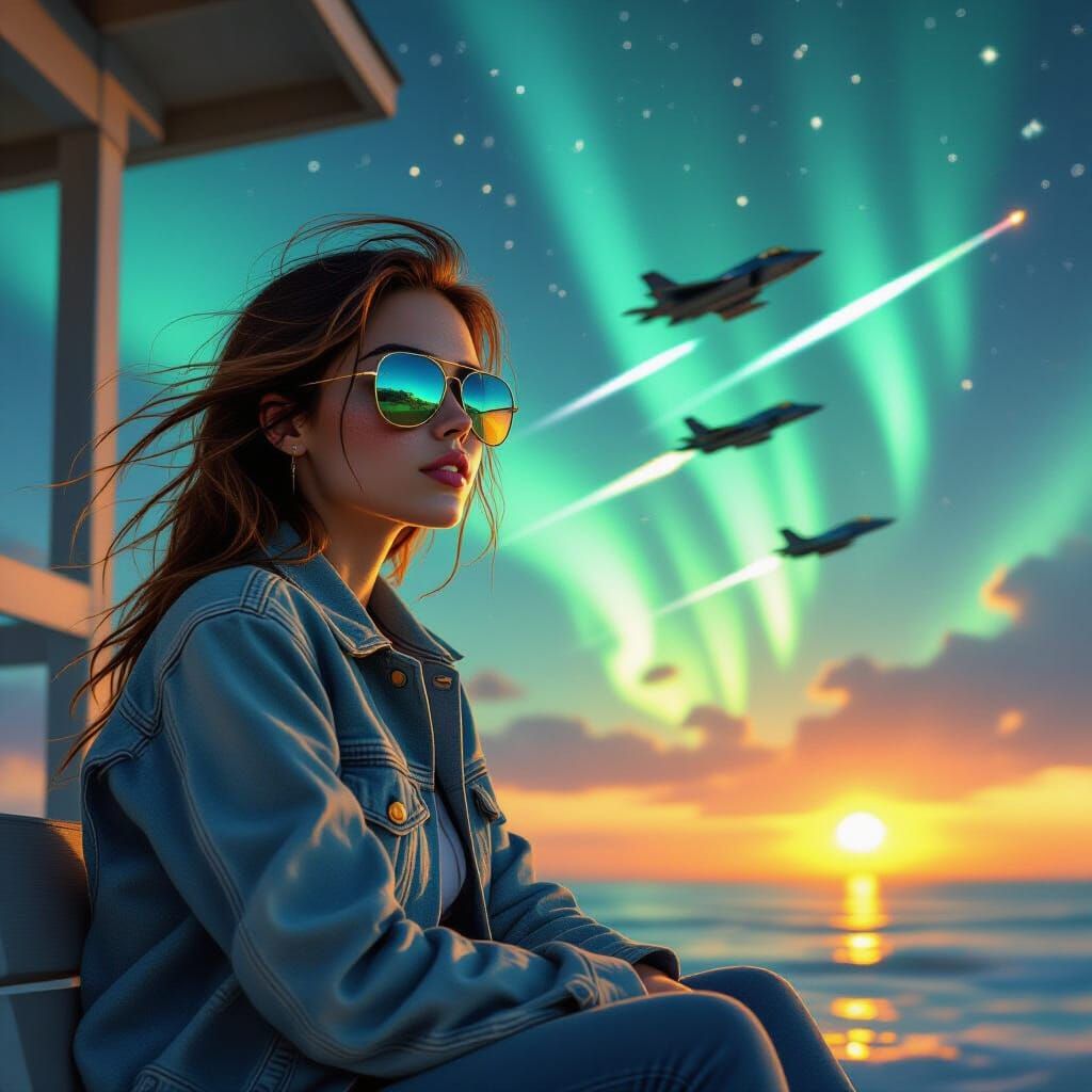 Aurora Fighter Jets: Inspired by McCurry, Stalenhag and Lois...