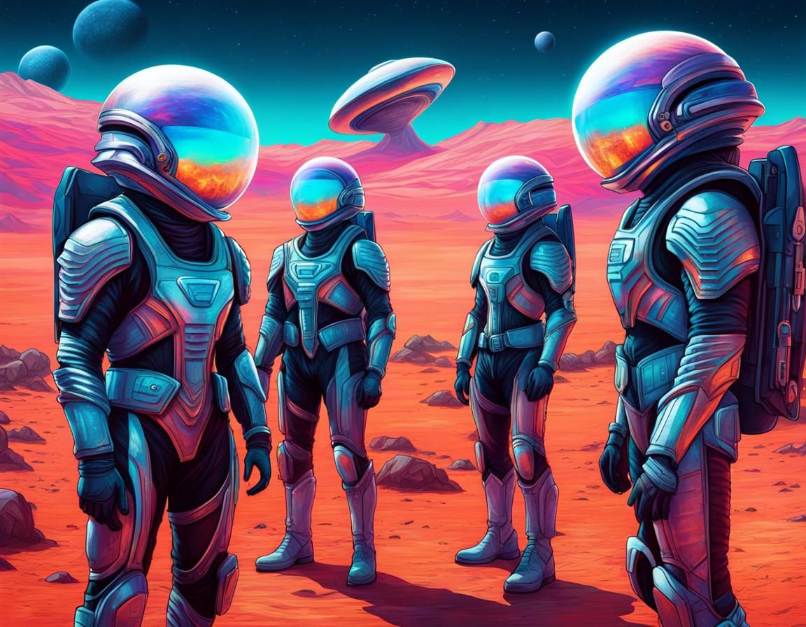 Astral Soldiers on an Alien Planet