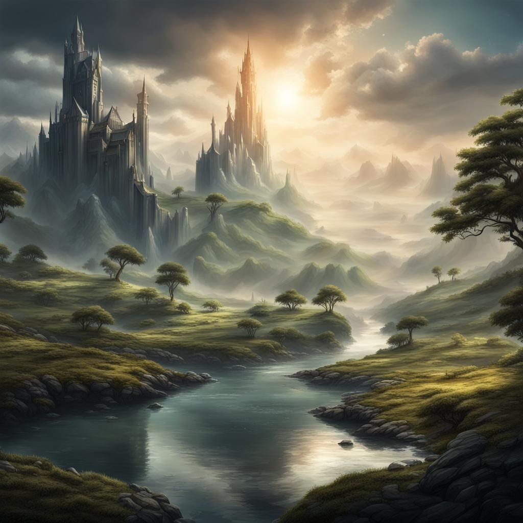 Epic Cinematic Fantasy Landscape