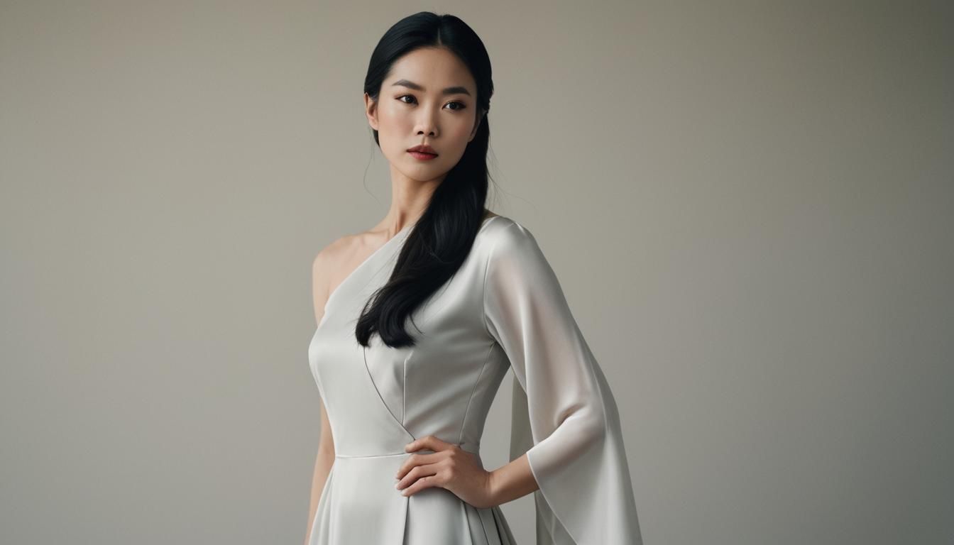 Stunning Asian Woman: High-Fashion Portrait Photography