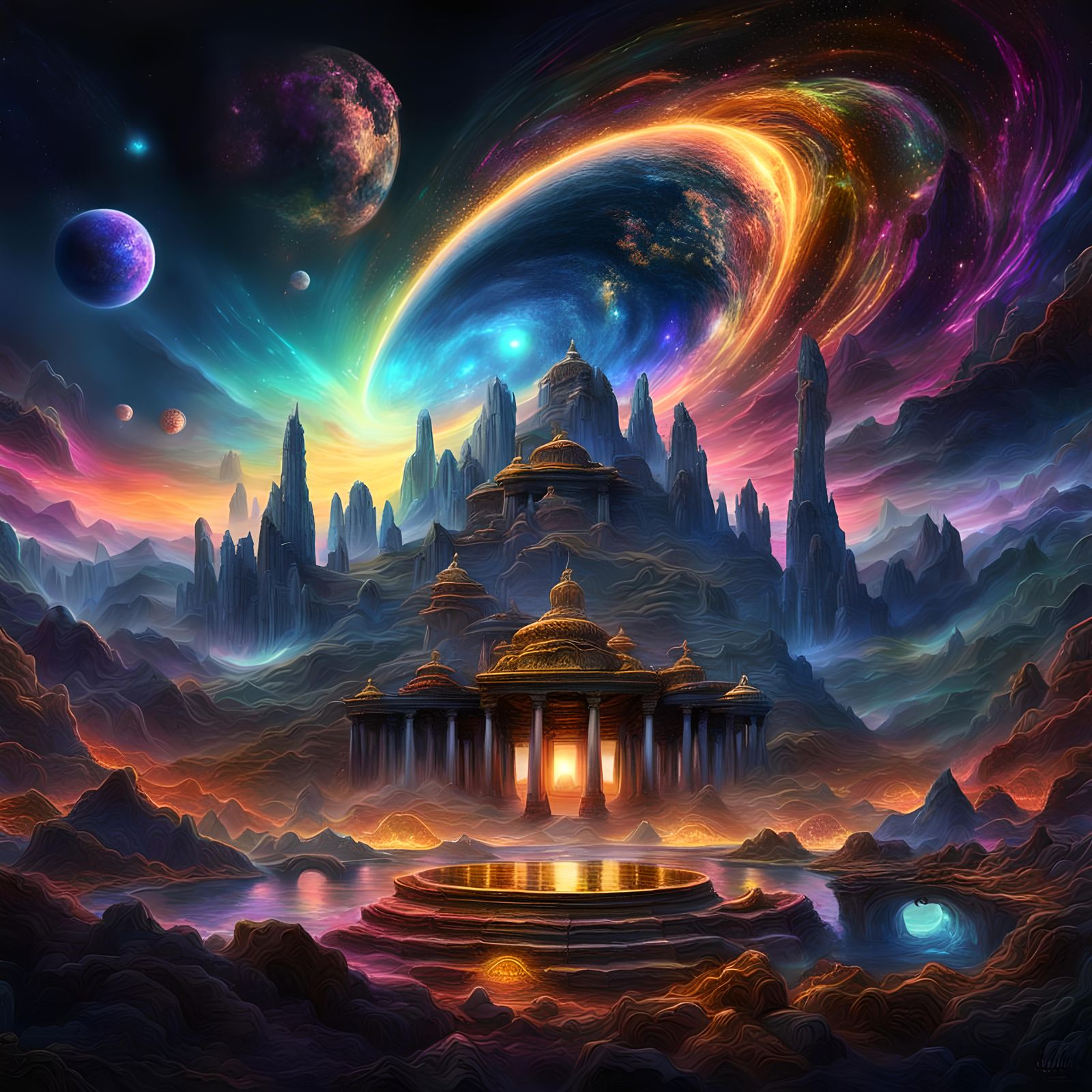 Epic Heavenly Places in Digital Art