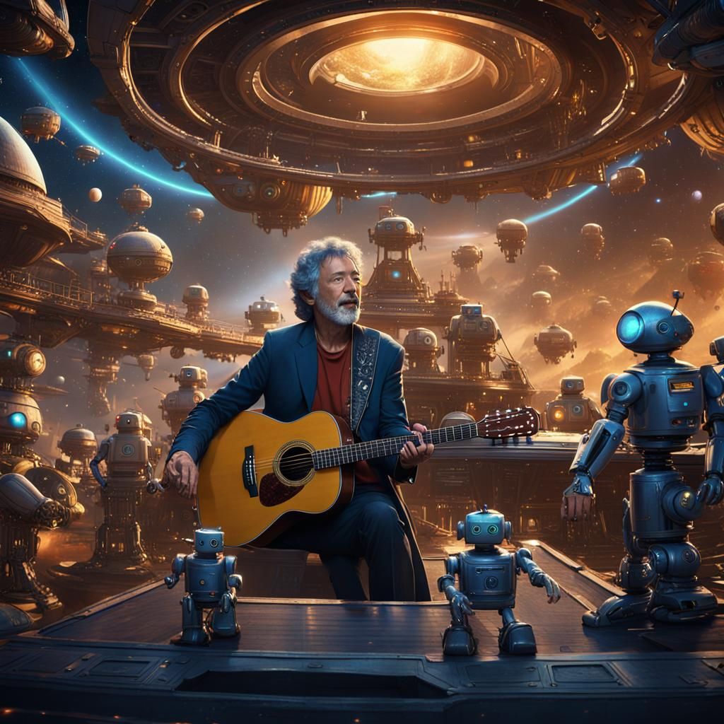 Cat Stevens Performs for Robots in Space