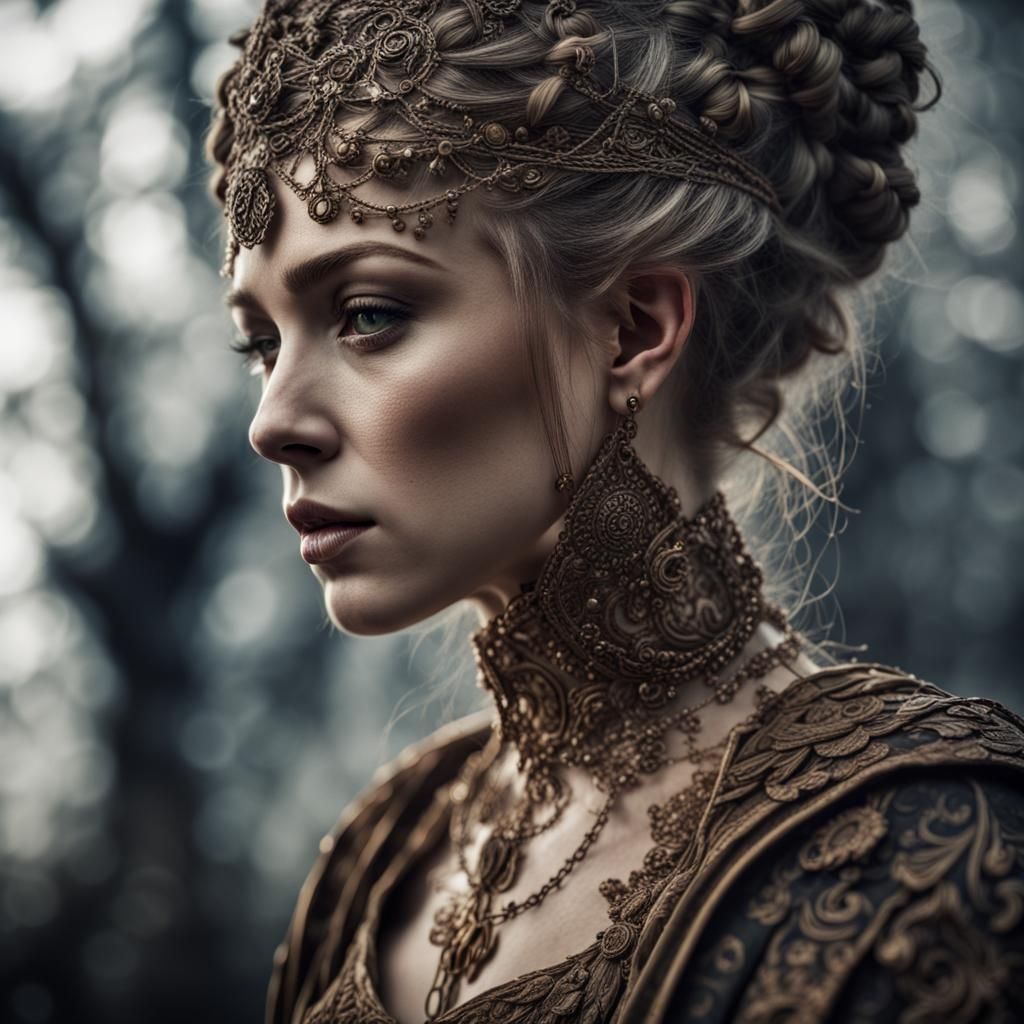 Hyperrealistic Portrait of Arlinn Kord