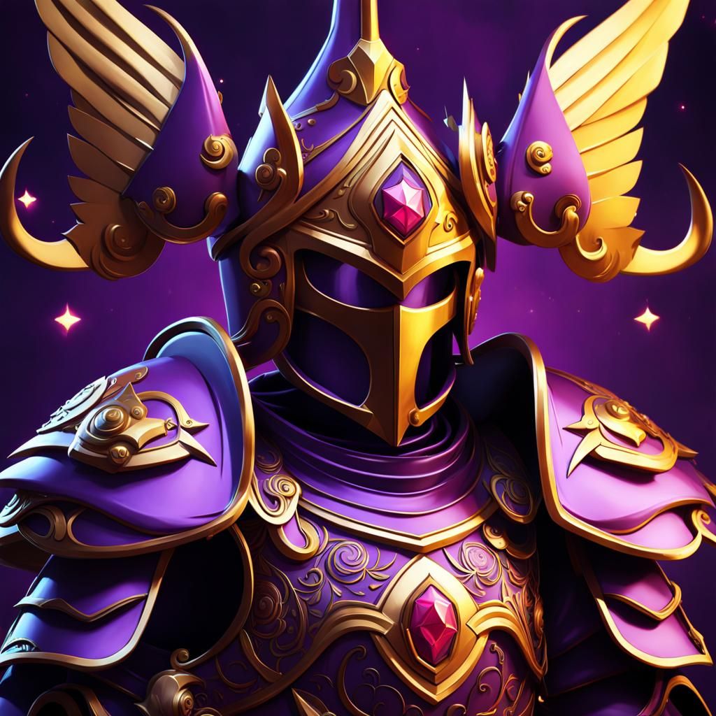 Animated Armor in Star vs. Forces of Evil Style