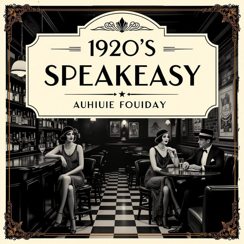 Roaring 20s: An AI-Generated Speakeasy
