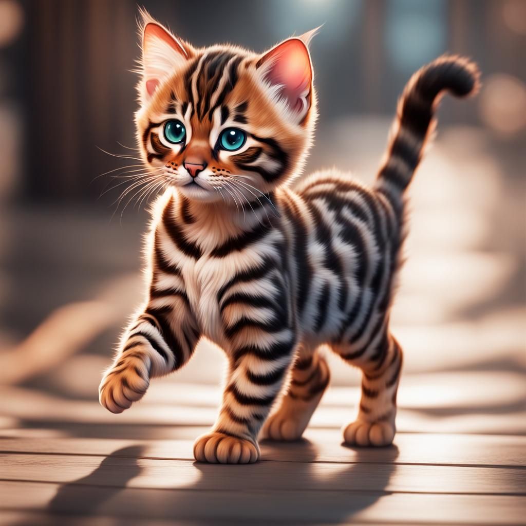 Bigsby the Bengal Kitten