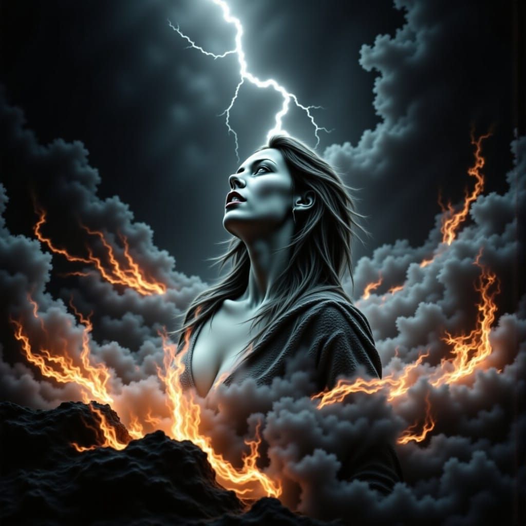 Symphonic Metal Women in Fiery Storm