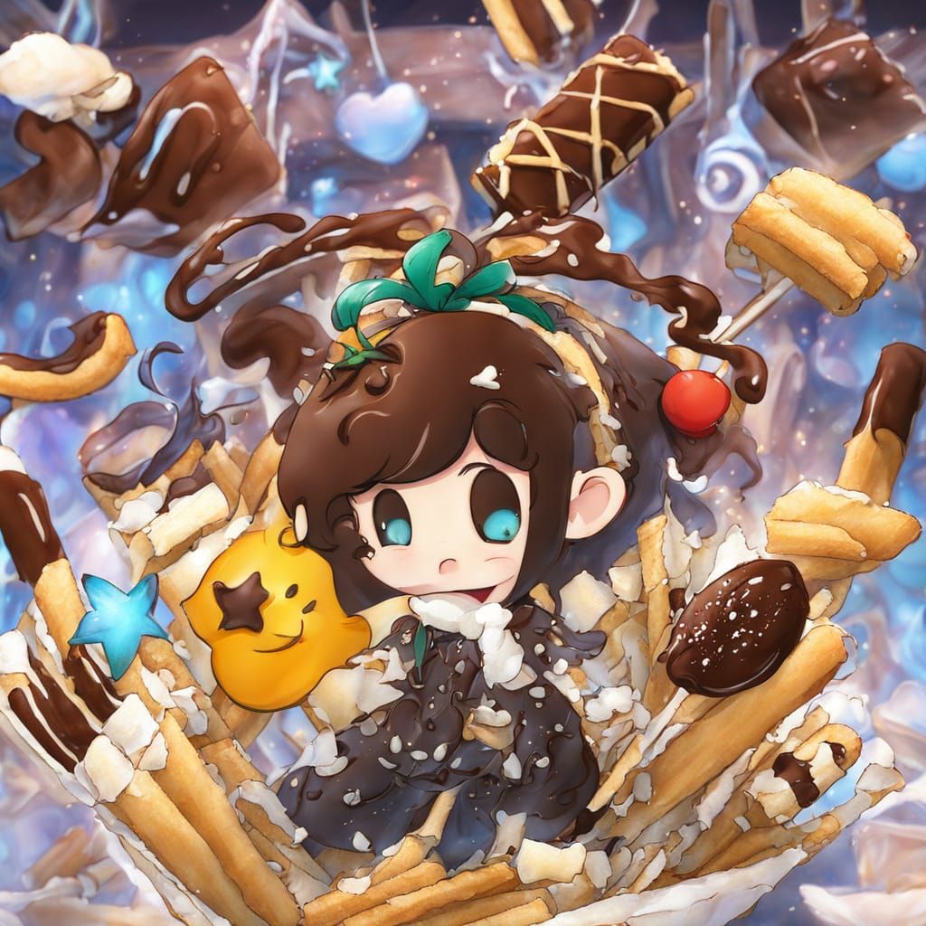 Magical Churros Dipped in Rich Chocolate