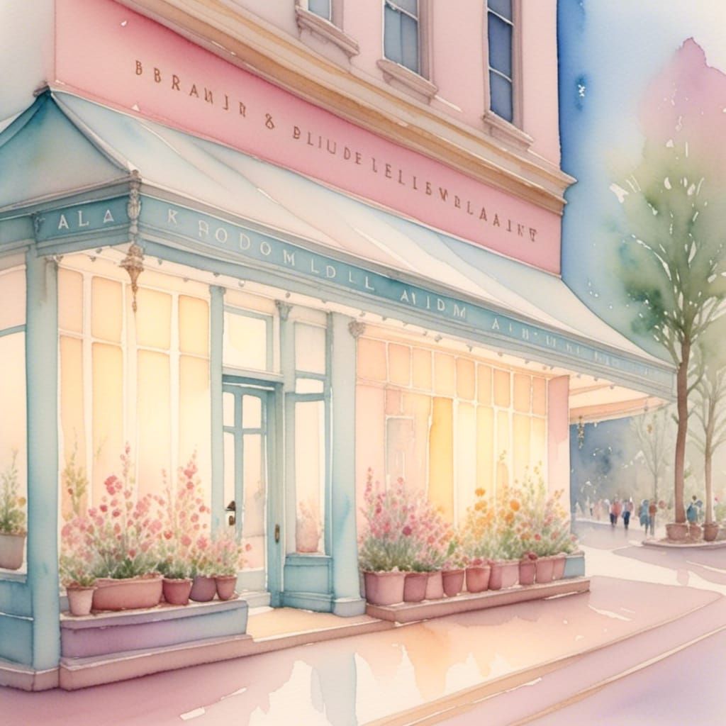 Broadway Theatre in Pastel Tone