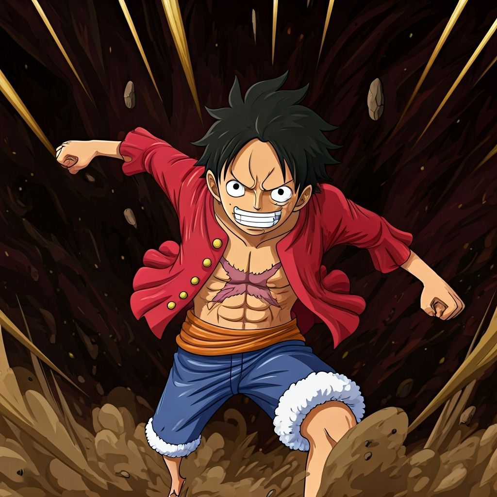 Luffy in Dramatic Showdown