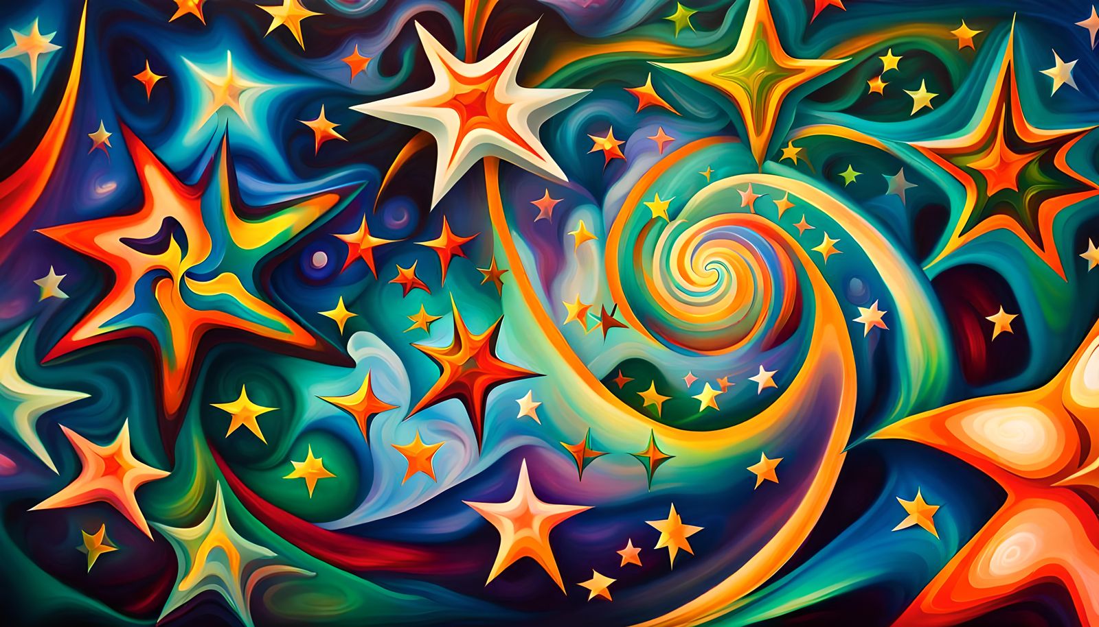 Iridescent Stars Connected by Electromagnetic Plasma: Naive ...