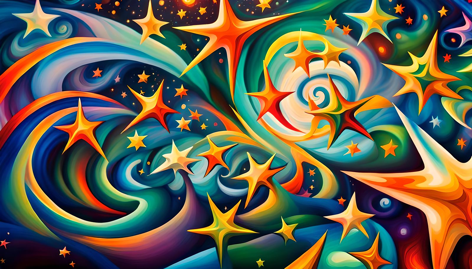 Iridescent Stars in Electromagnetic Plasma Maelstrom: Macro ...