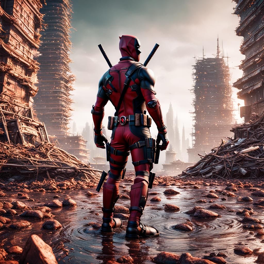 Deadpool Matte Painting in Unreal Engine 5
