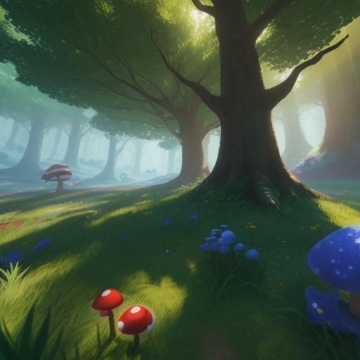 Mario's Vibrant Leap Through the Mushroom Kingdom