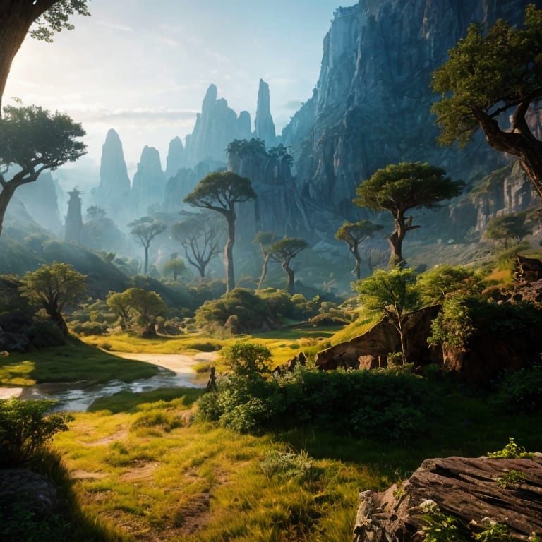 Fantasy Archaeologists Discover Ancient Artifact, 3D Cinemat...