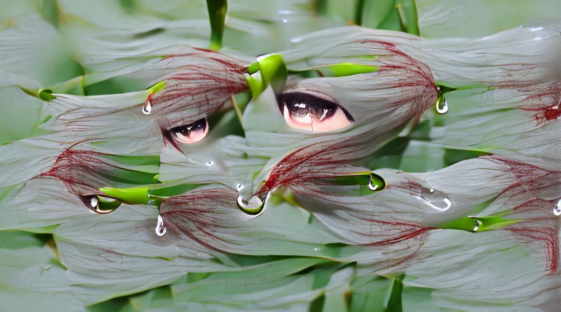 Weeping Lily in Somber Still Life