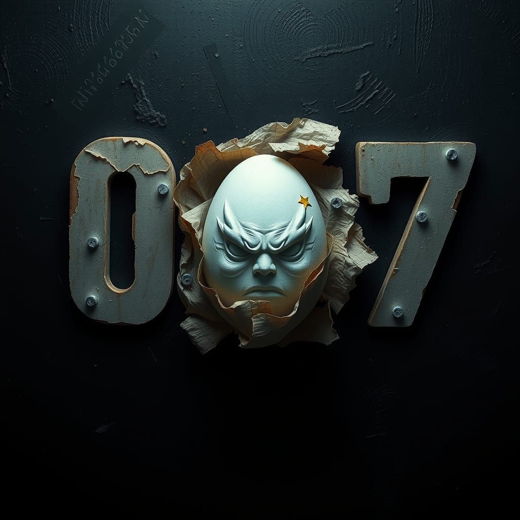 Angry Egg 007: Cinematic Digital Matte Painting