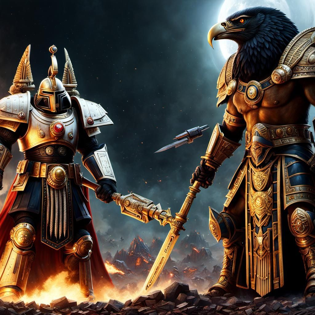 God Emperor vs Horus: Epic Warhammer 40k Battle