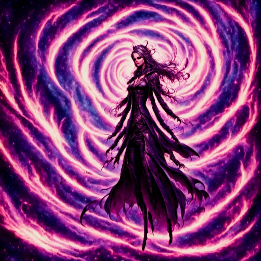 Military of Crows in Macabre Horror Style