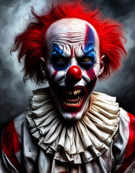 Nightmare Clown by Todd Lockwood: Dark Voodoo Art