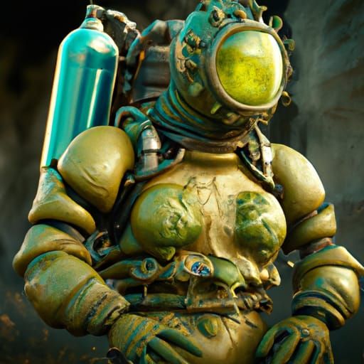 Stink-Huffing Hazmat Goon