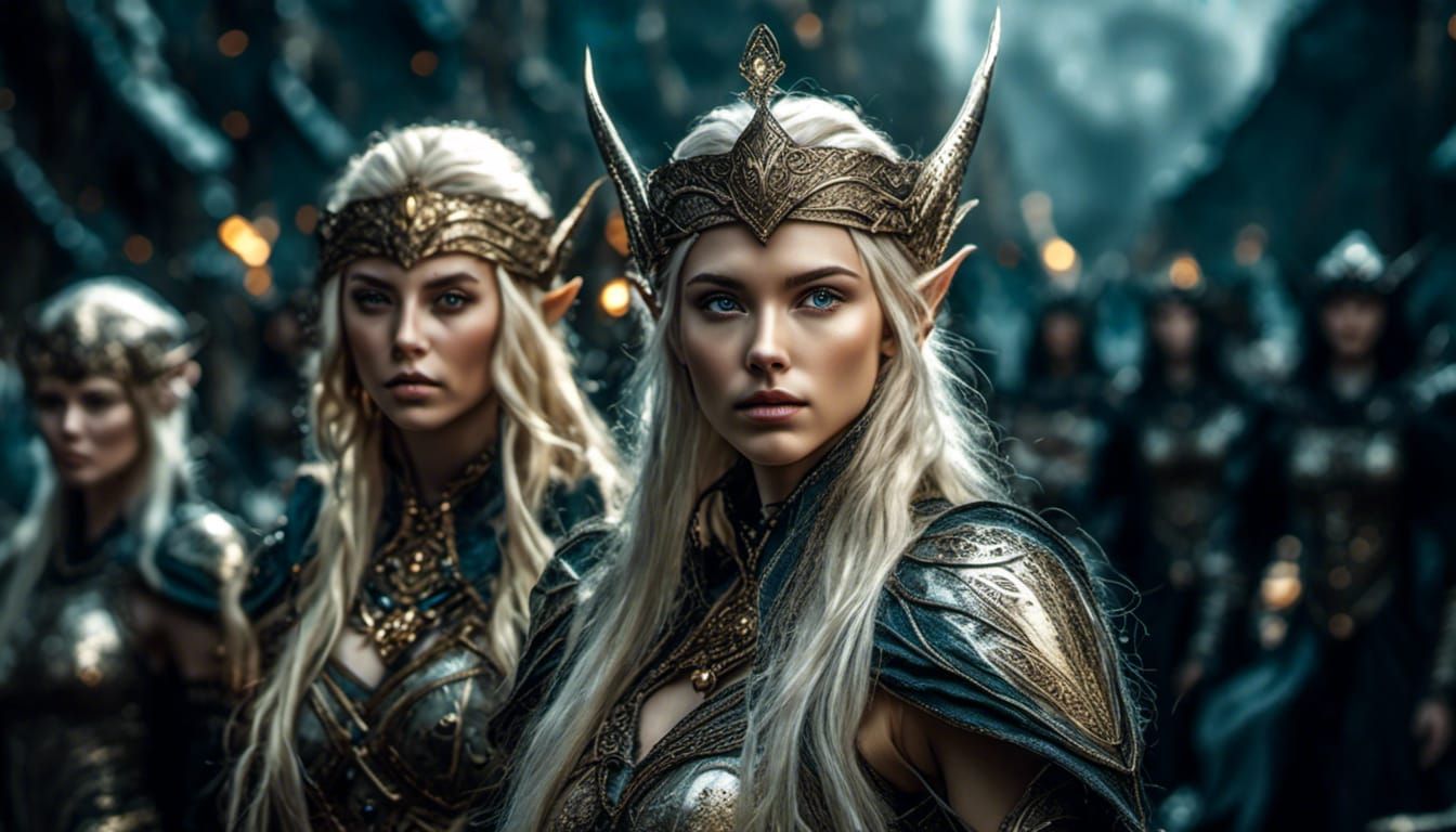 Elven World with Gorgeous Elf Friends