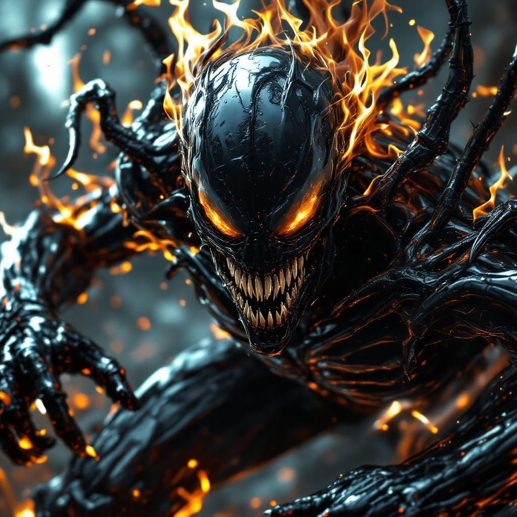 Ghost Rider as a Venom