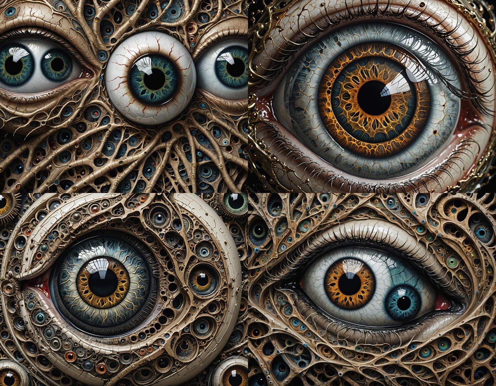 Striking Close-up of a Detailed Eye