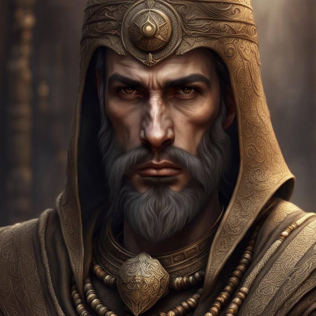 Steampunk Dwemer Deep Elf Portrait