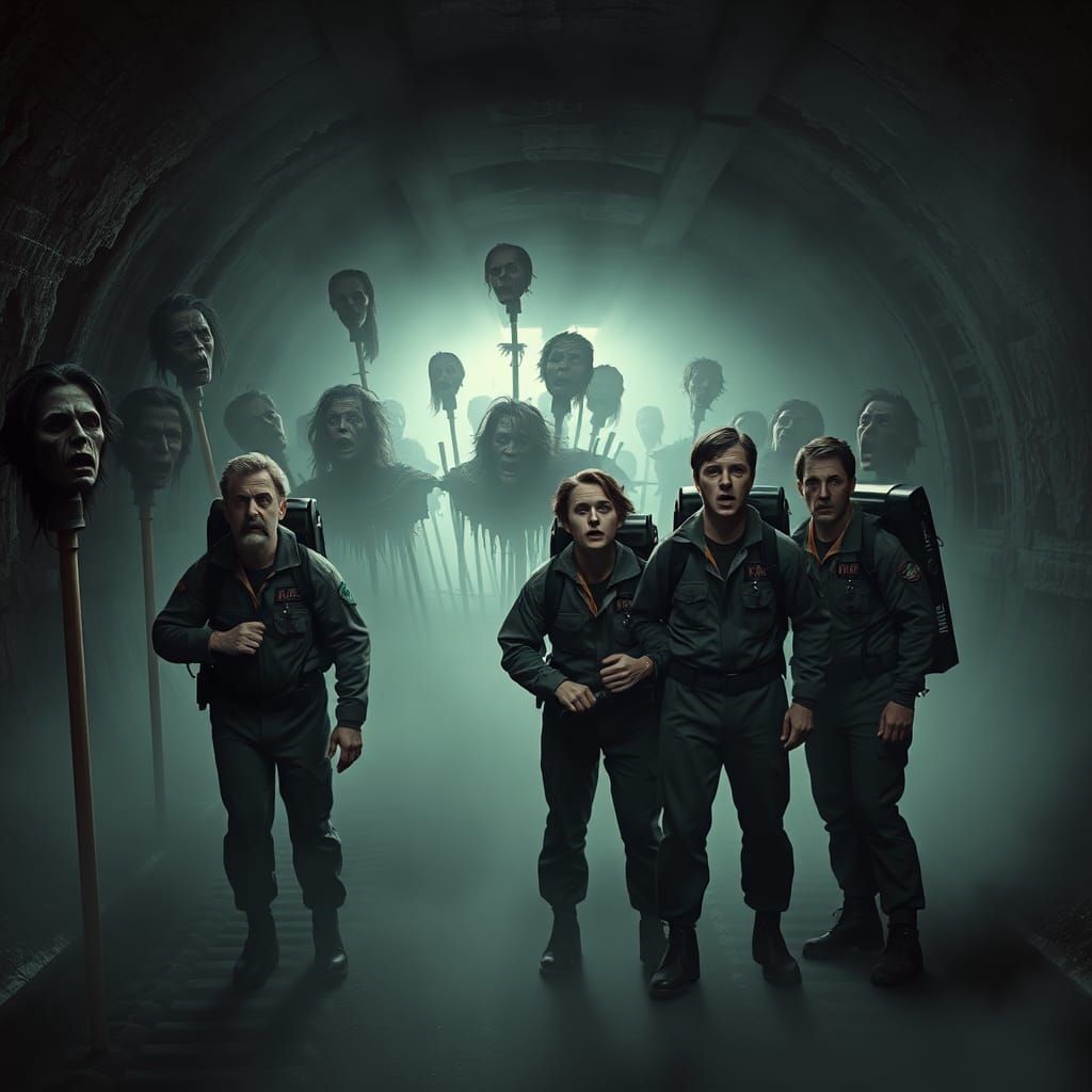 Ghostbusters Face Gothic Horror in Abandoned Subway